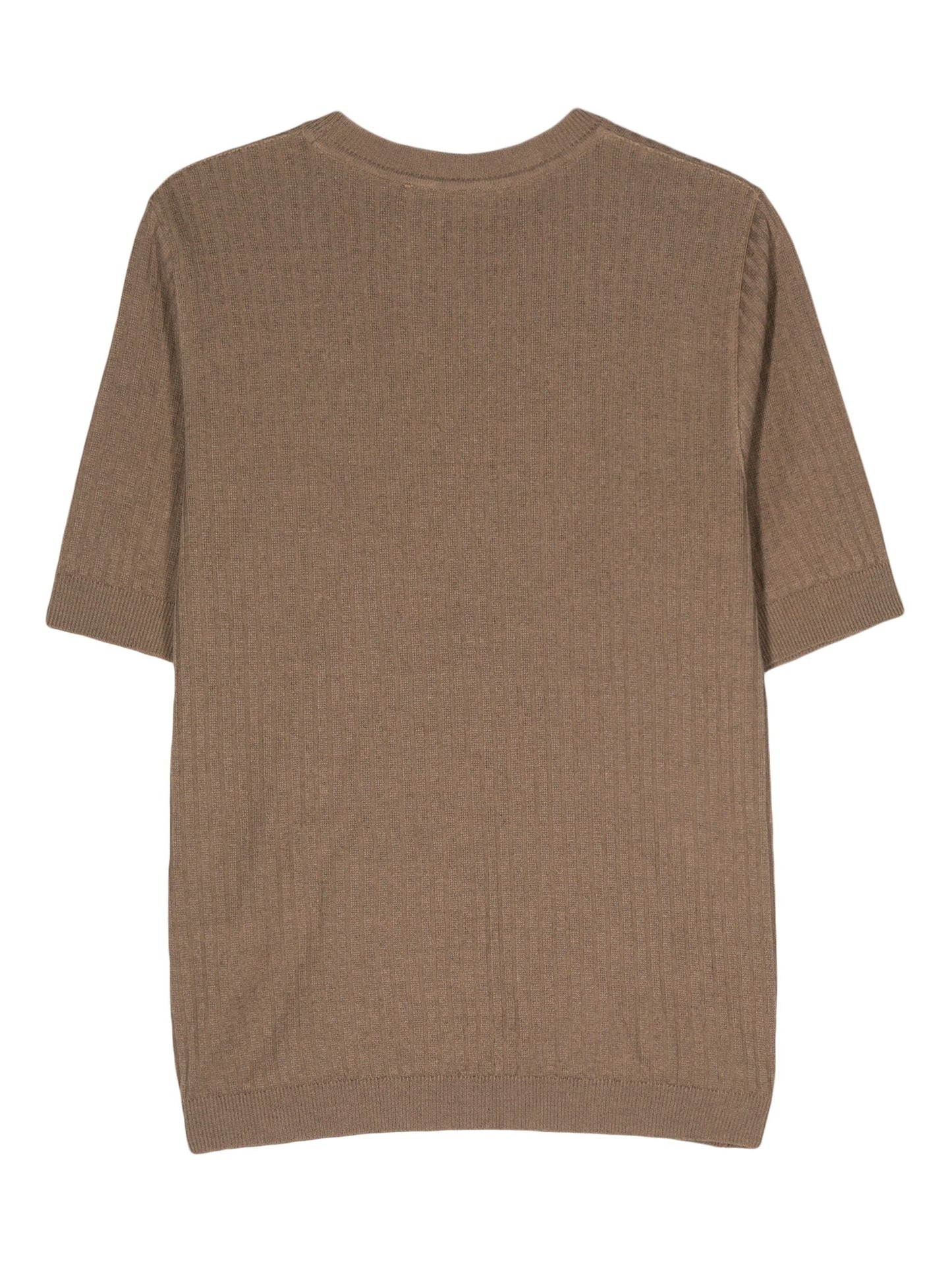 Ribbed-Knit T-Shirt