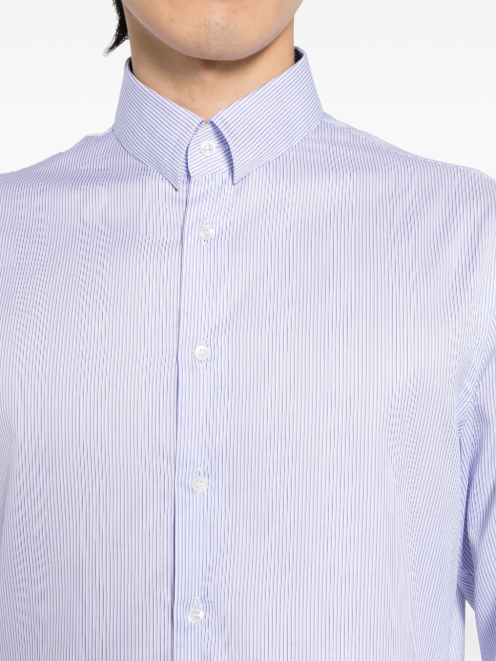 Striped Poplin Shirt