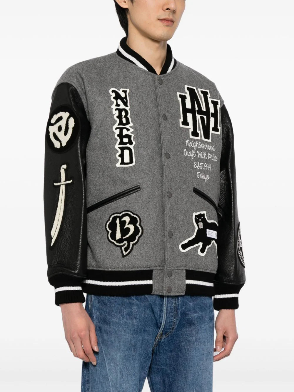 Logo-Patch Varsity Jacket