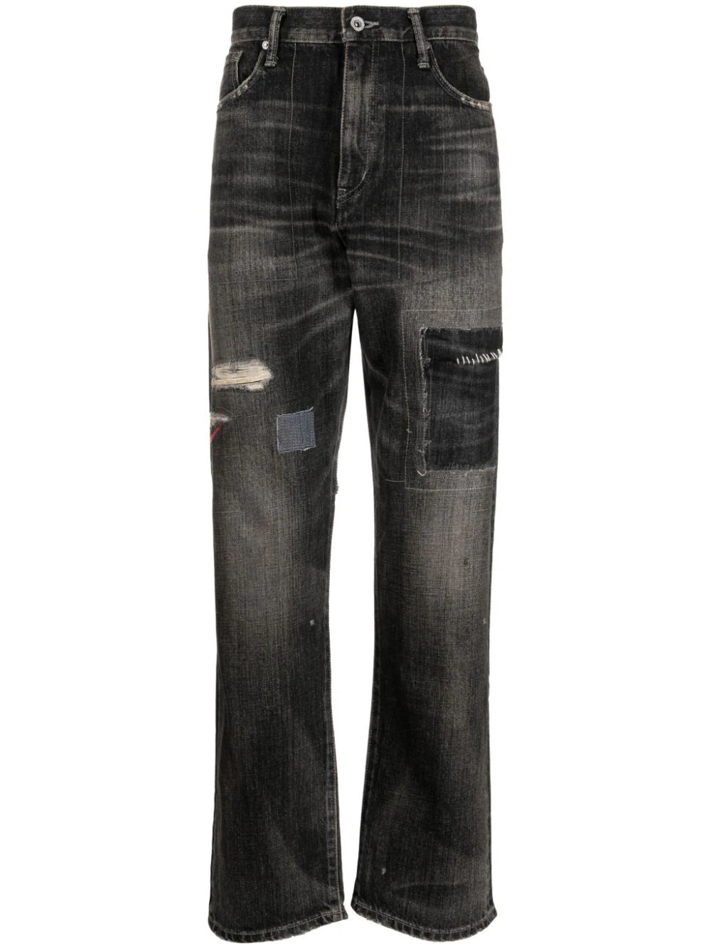 Savage Ripped-Detail Jeans