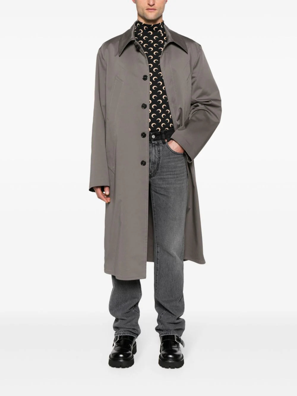 Single-Breasted Trench Coat