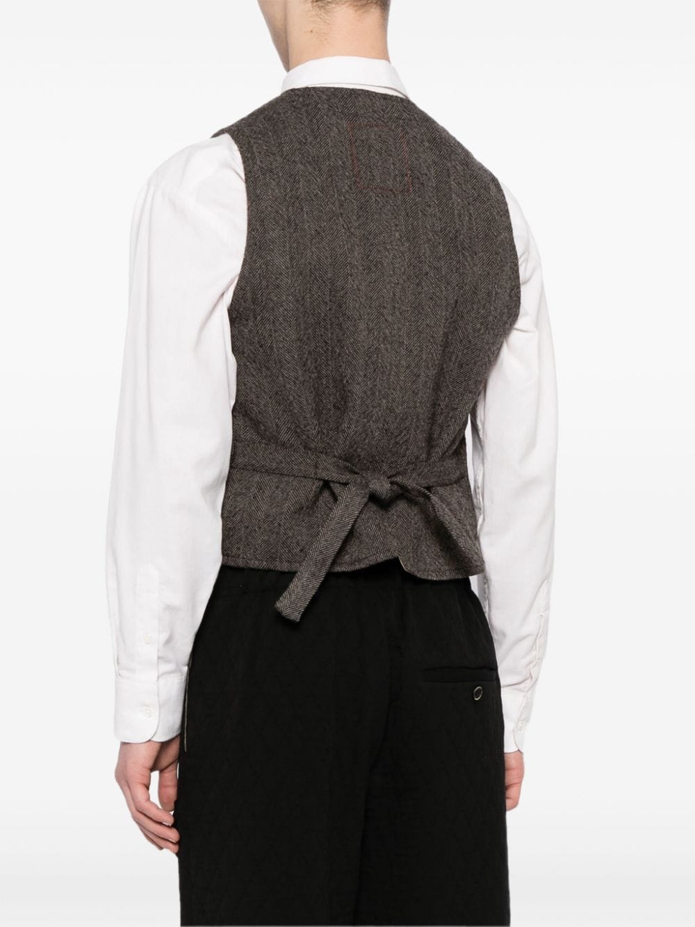 V-Neck Wool Waistcoat