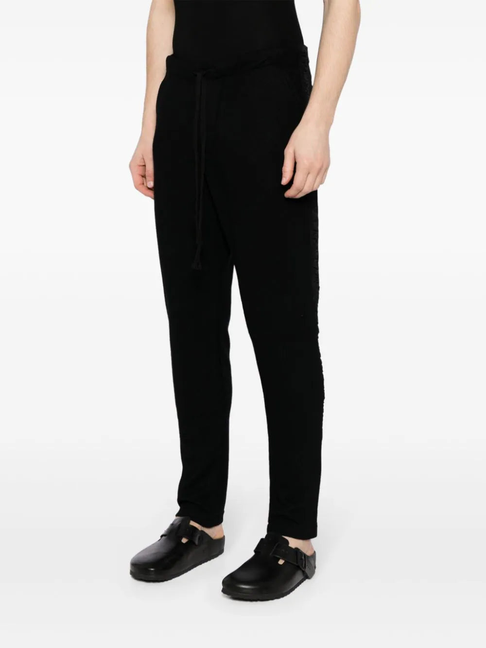 Grosgrain-Trim Track Pants