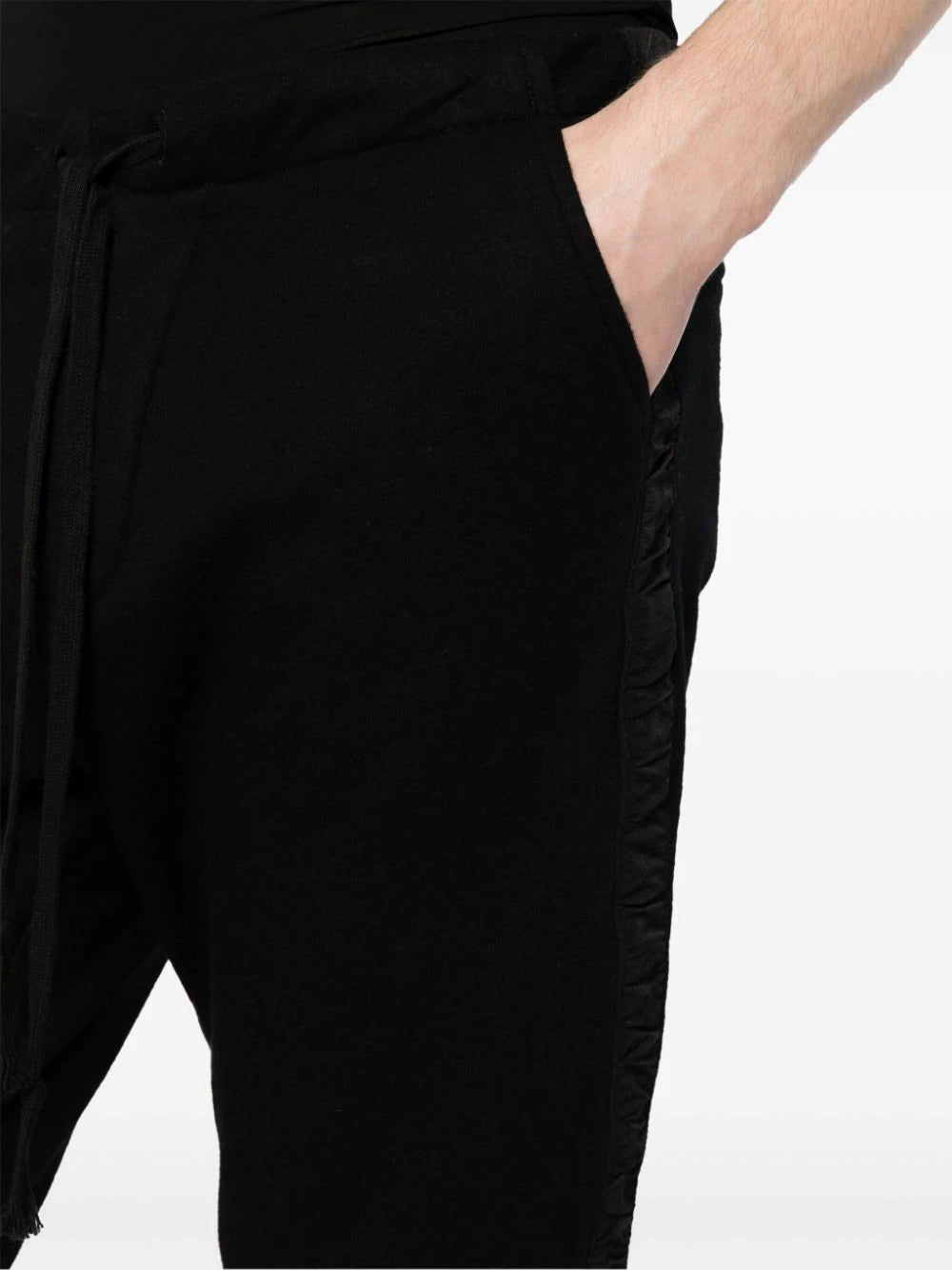 Grosgrain-Trim Track Pants