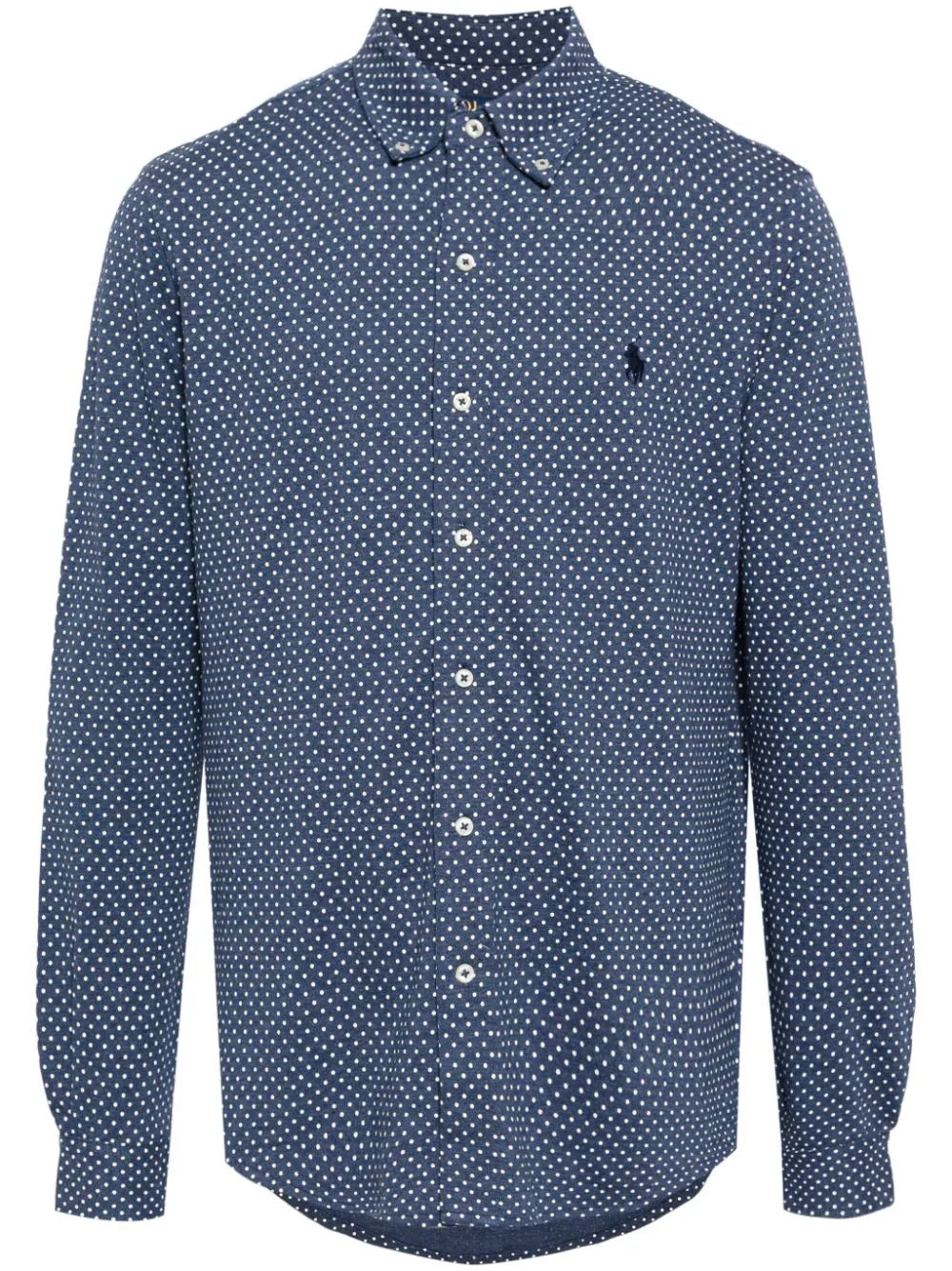 Polka-Dot Long-Sleeve Shirt