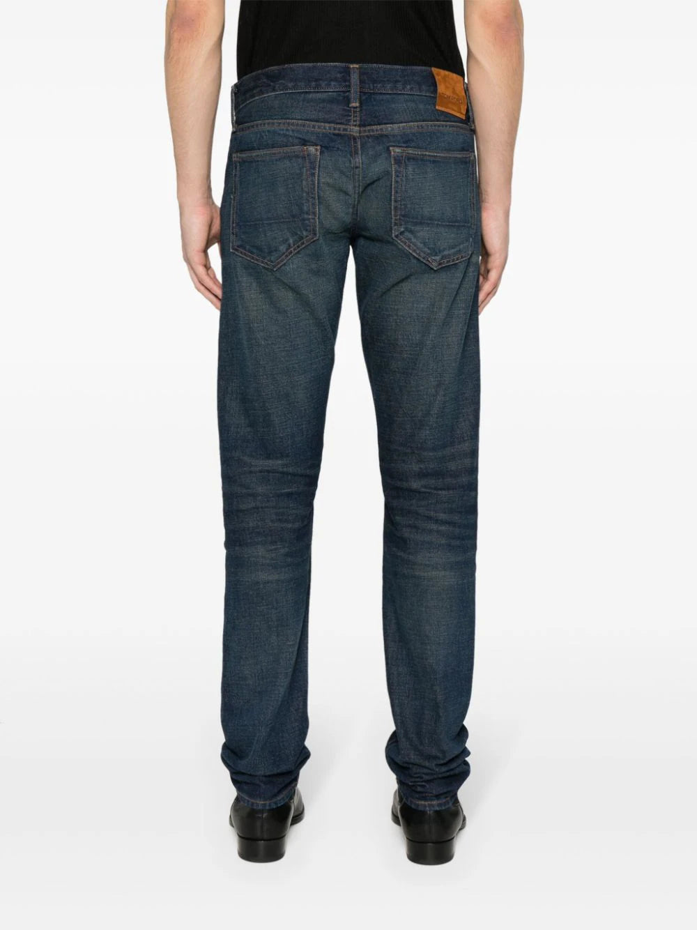 Mid-Rise Slim-Fit Jeans