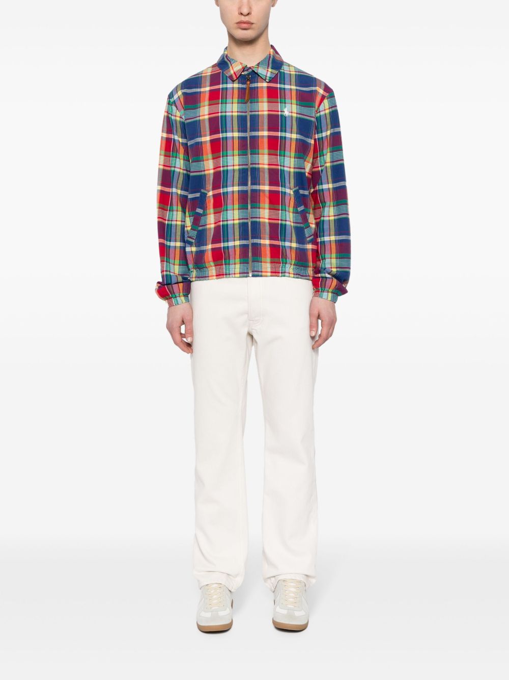 Cotton Checked Shirt Jacket