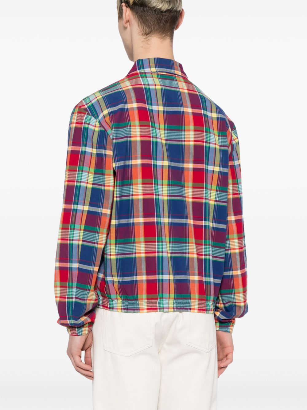 Cotton Checked Shirt Jacket