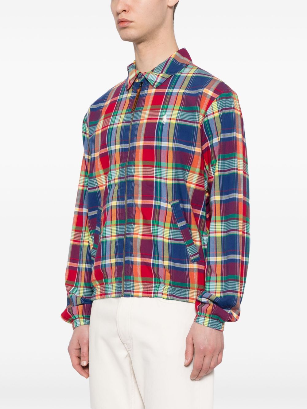 Cotton Checked Shirt Jacket