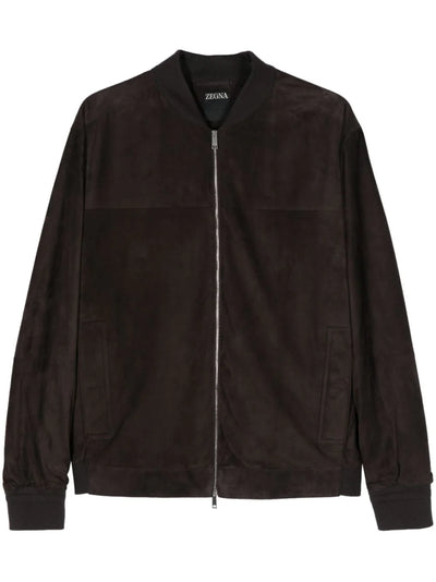 Suede Bomber Jacket