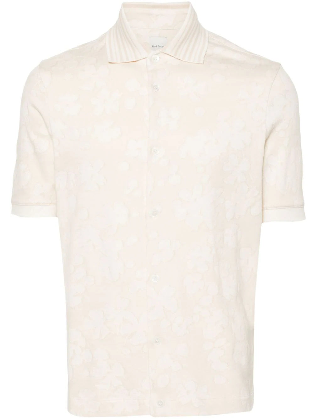 Floral-Jacquard Cotton Shirt