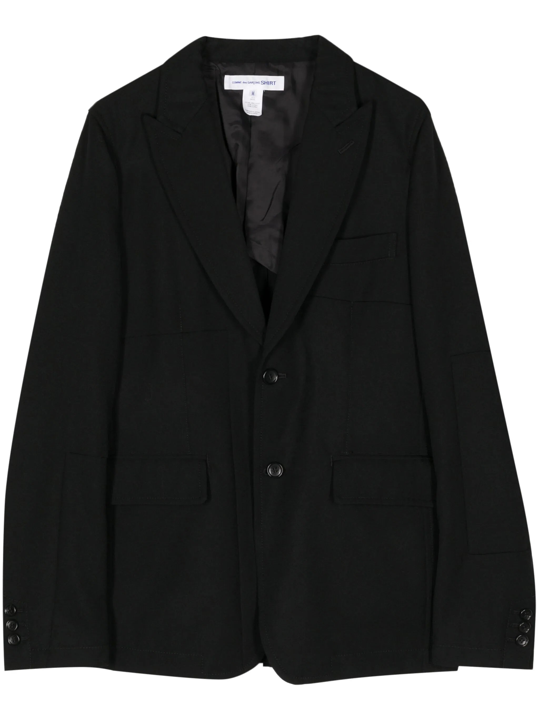 Single-Breasted Wool Blazer