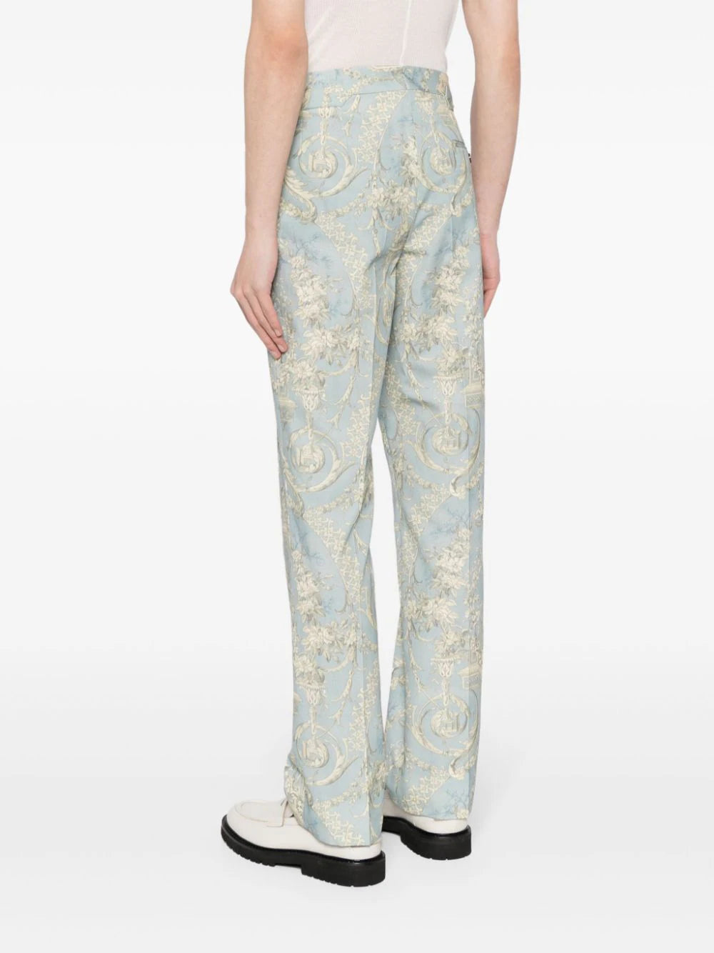 Sang Toile De Jouy-Print Trousers