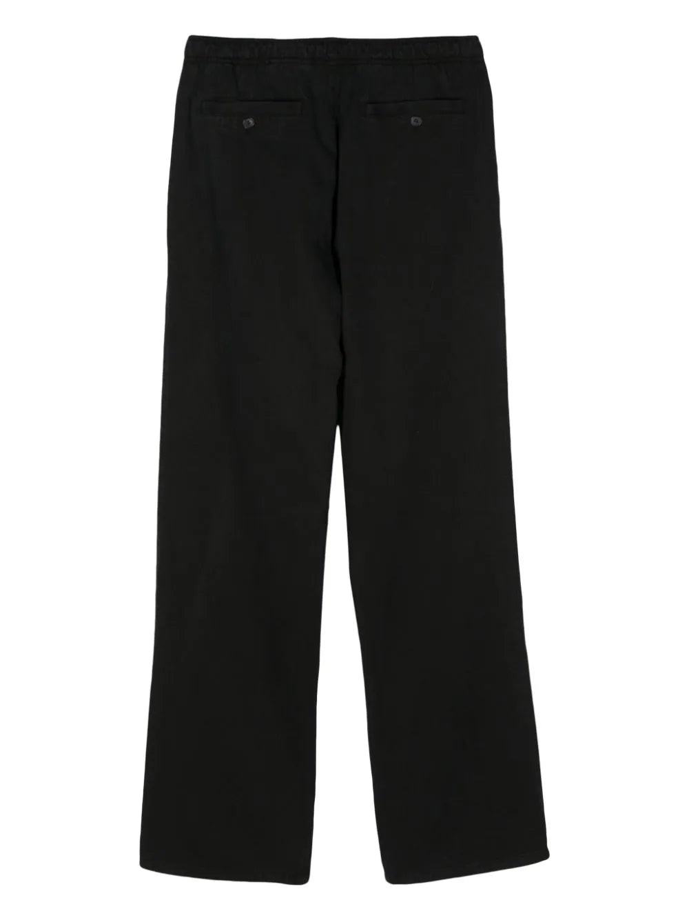 Monogram-Embroidered Straight Trousers