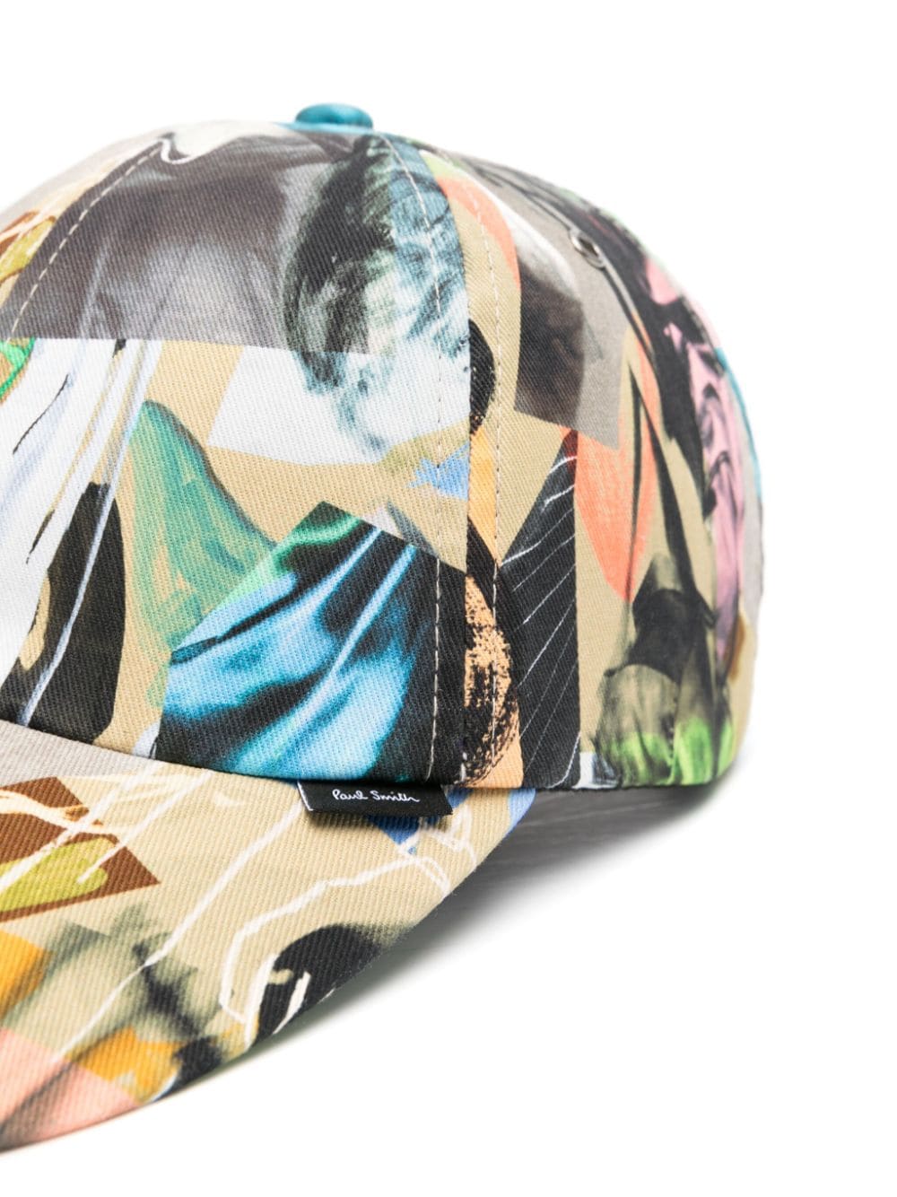 Mixed-Print Cotton Cap