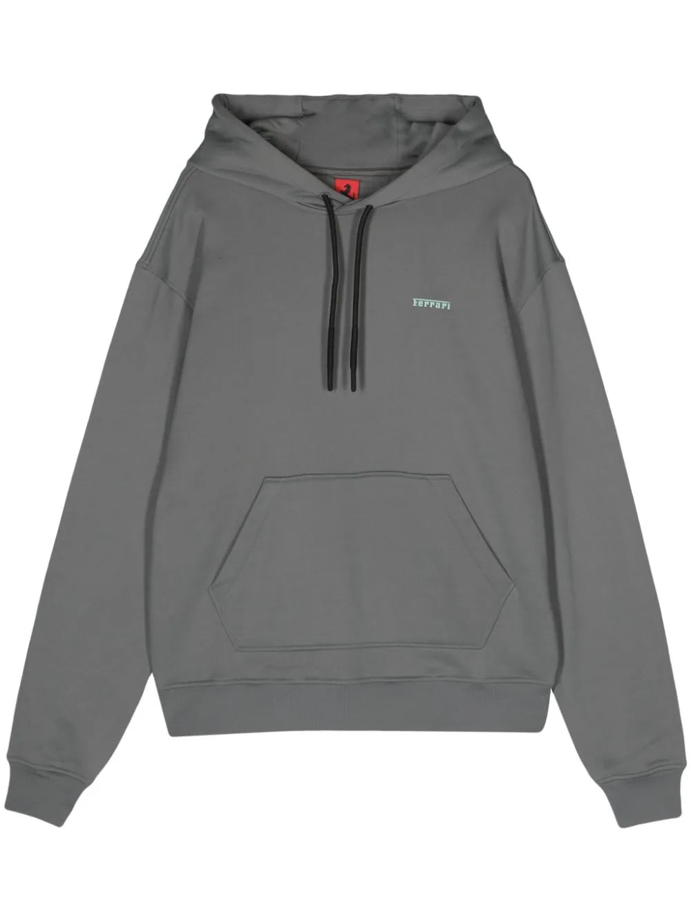 Drop-Shoulder Jersey Hoodie