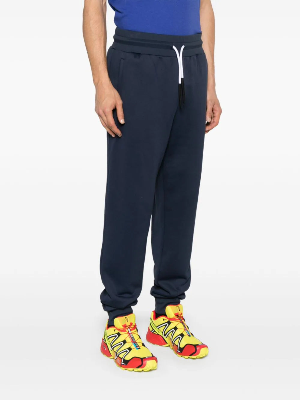 Logo-Lettering Jersey Track Pants