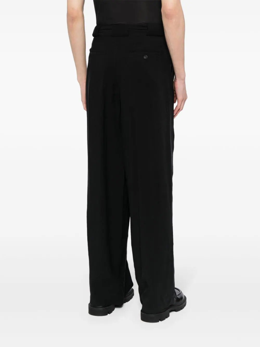 Belted Wide-Leg Trousers