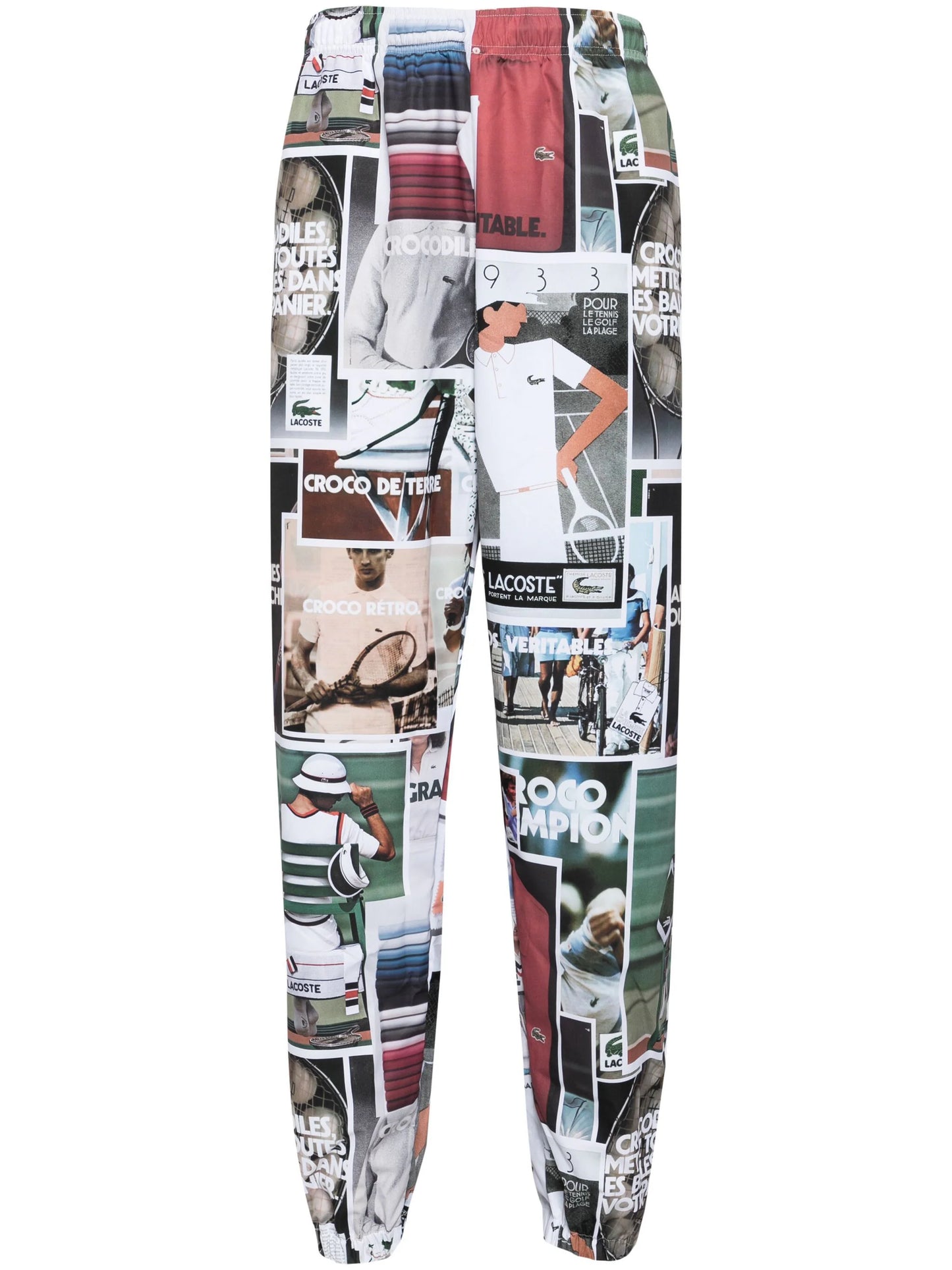 Photograph-Print Straight-Leg Track Pants