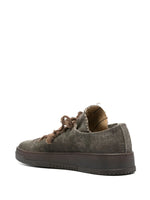 Distressed Round-Toe Sneakers