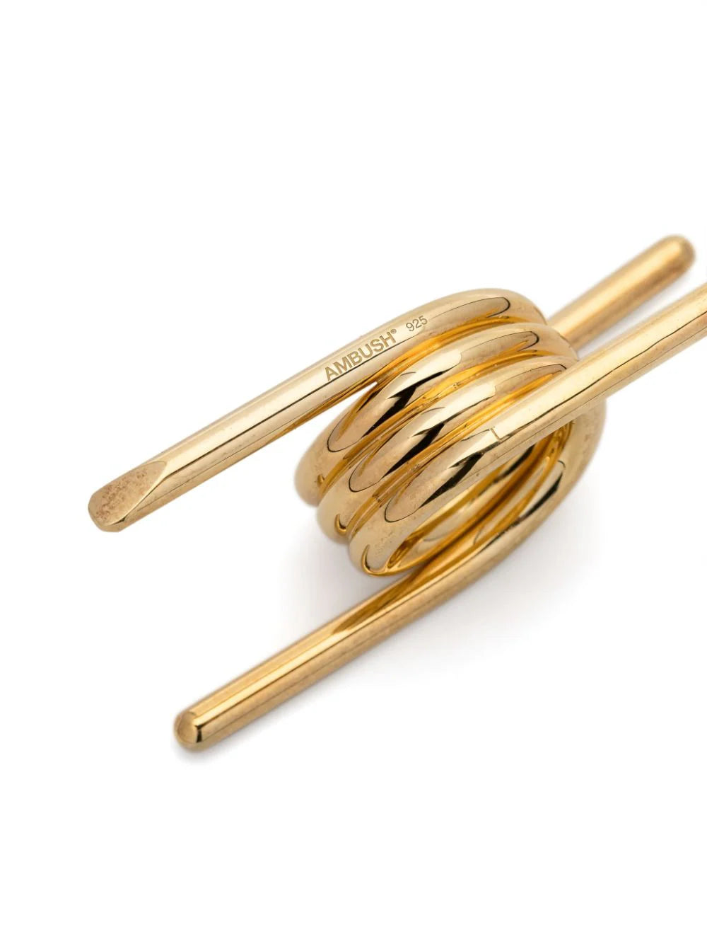 Gold-Plated Wrap-Around Ring