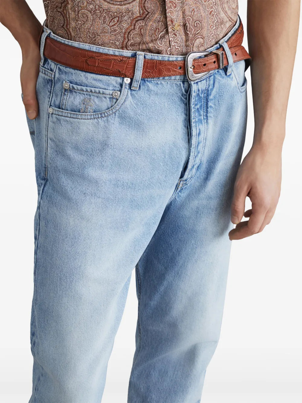 Mid-Rise Slim-Fit Jeans