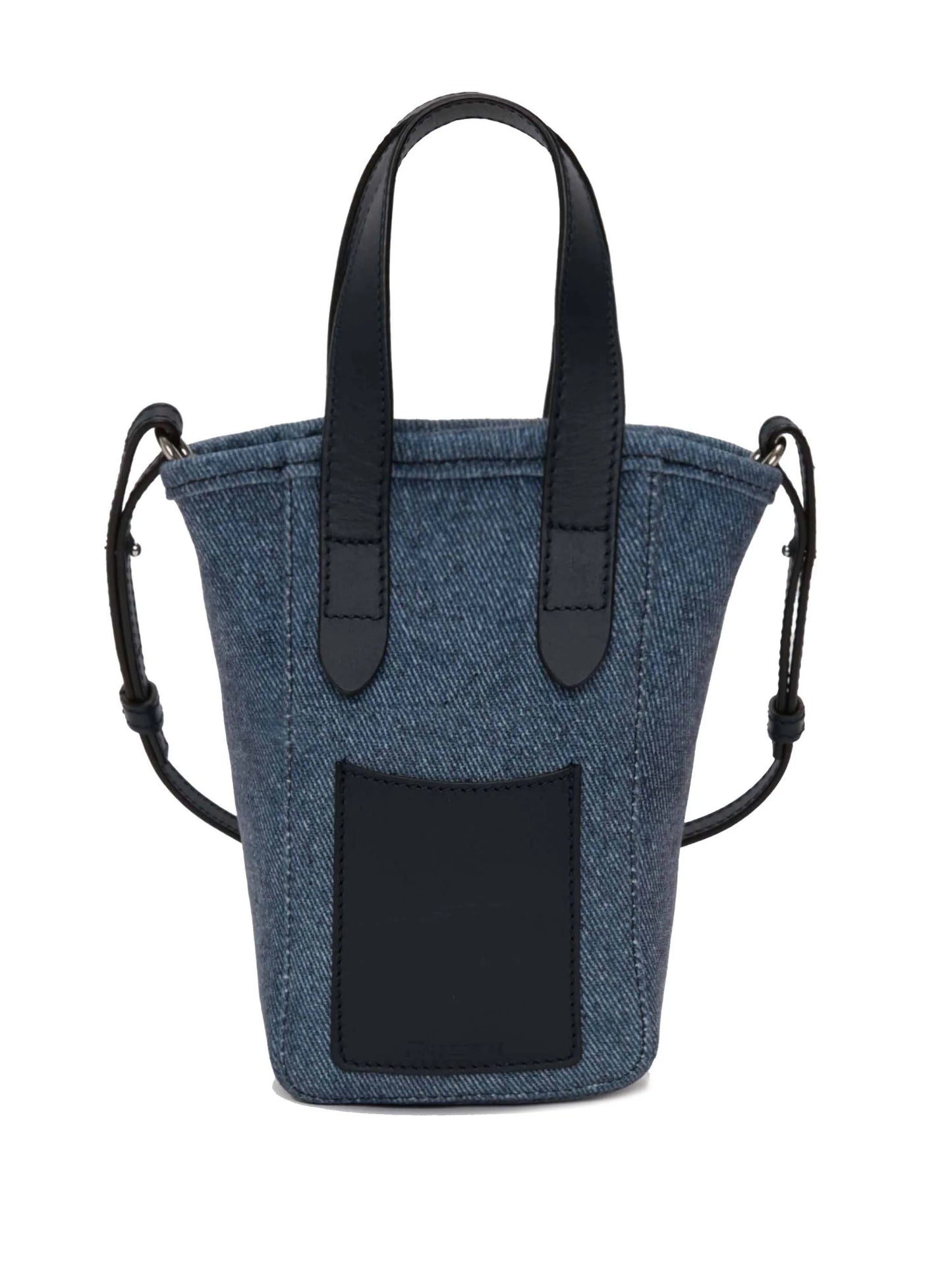 Mini Belt Denim Tote Bag