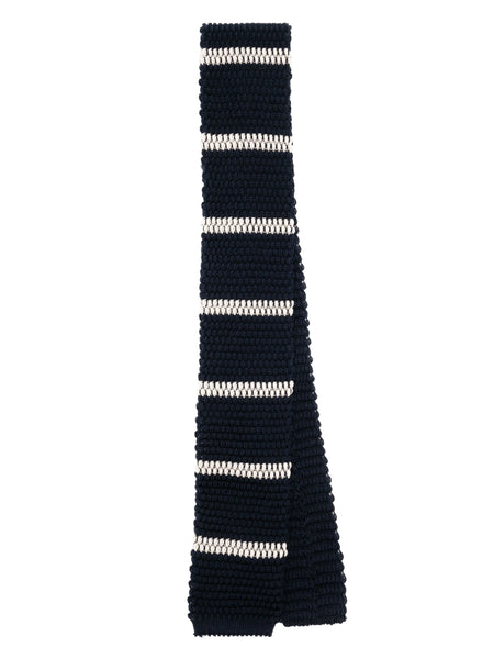 Striped Knitted Tie