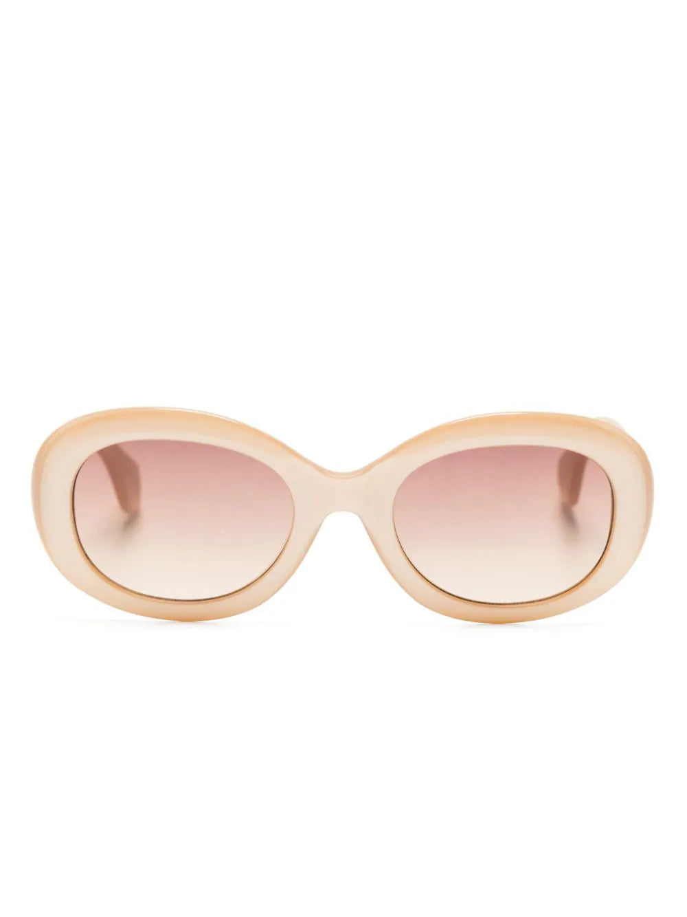 Vivienne Oval-Frame Sunglasses