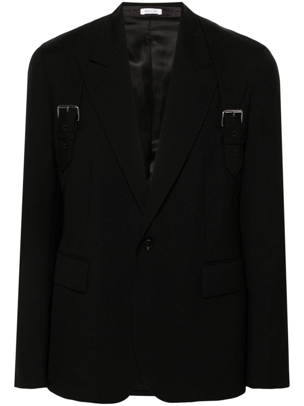 Harness Single-Breasted Blazer