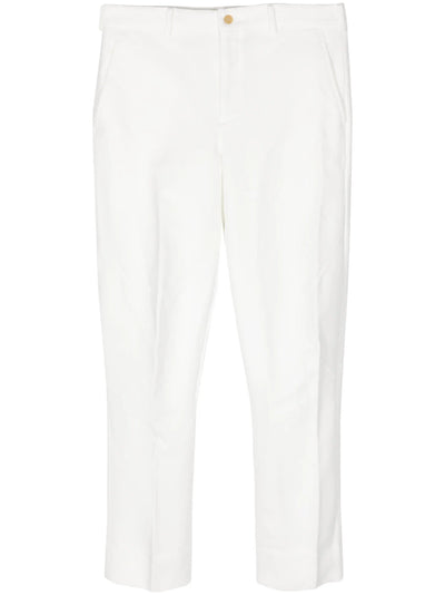 Cropped Slim-Cut Trousers