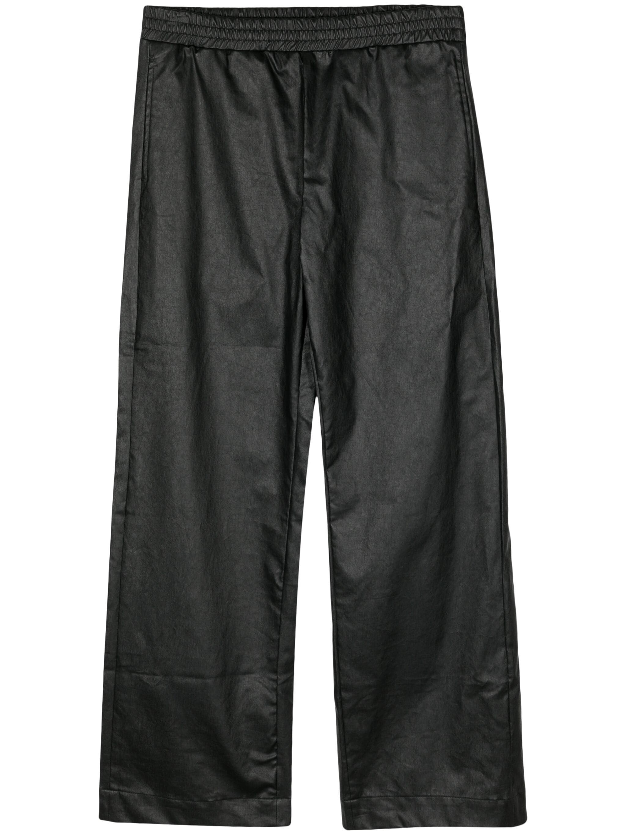 Graphic-Print Elasticated-Waist Trousers