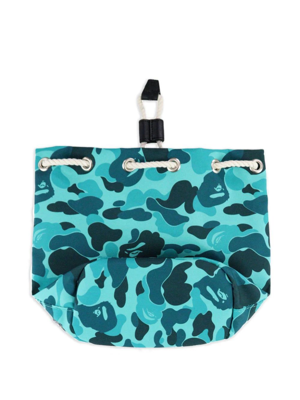 X Bape Camouflage-Print Bucket Bag