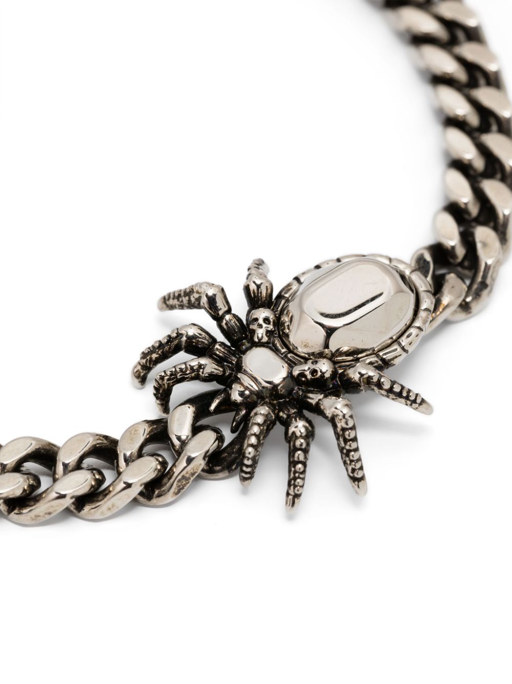 Spider-Appliqué Chain Bracelet