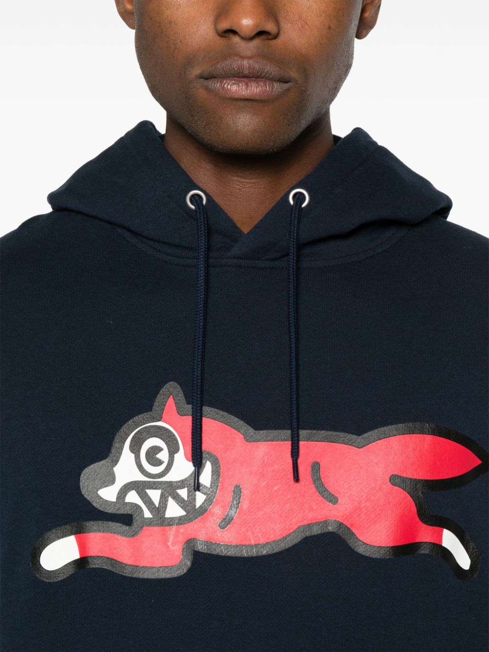 Running Dog Popover Cotton Hoodie