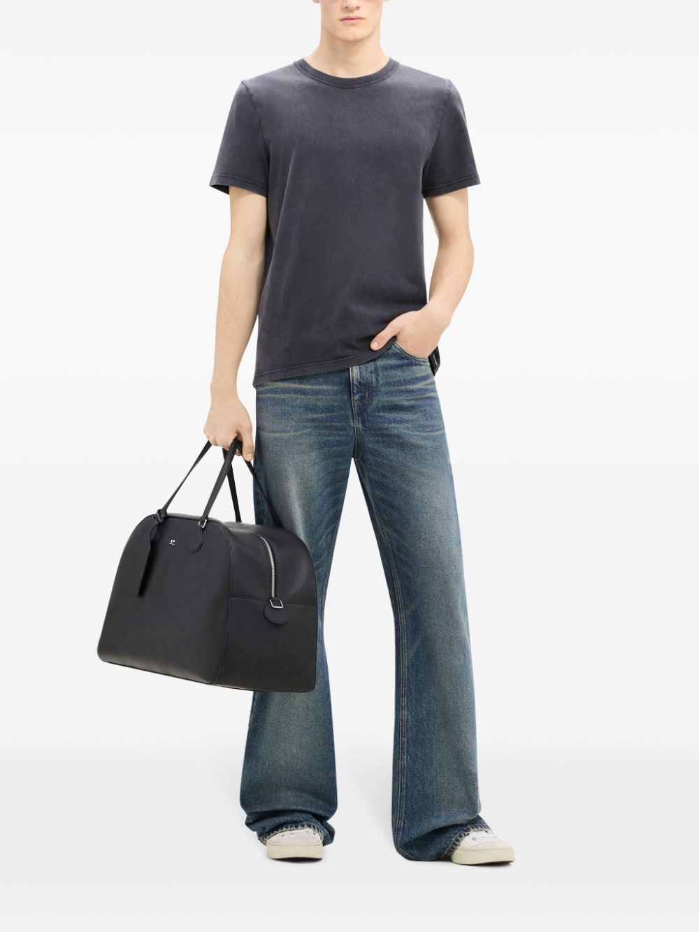 Mid-Rise Wide-Leg Jeans