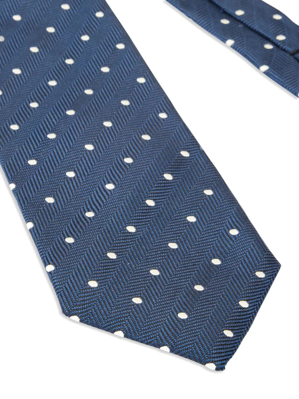 Polka-Dot Silk Tie