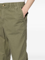 Straight-Leg Cotton Trousers