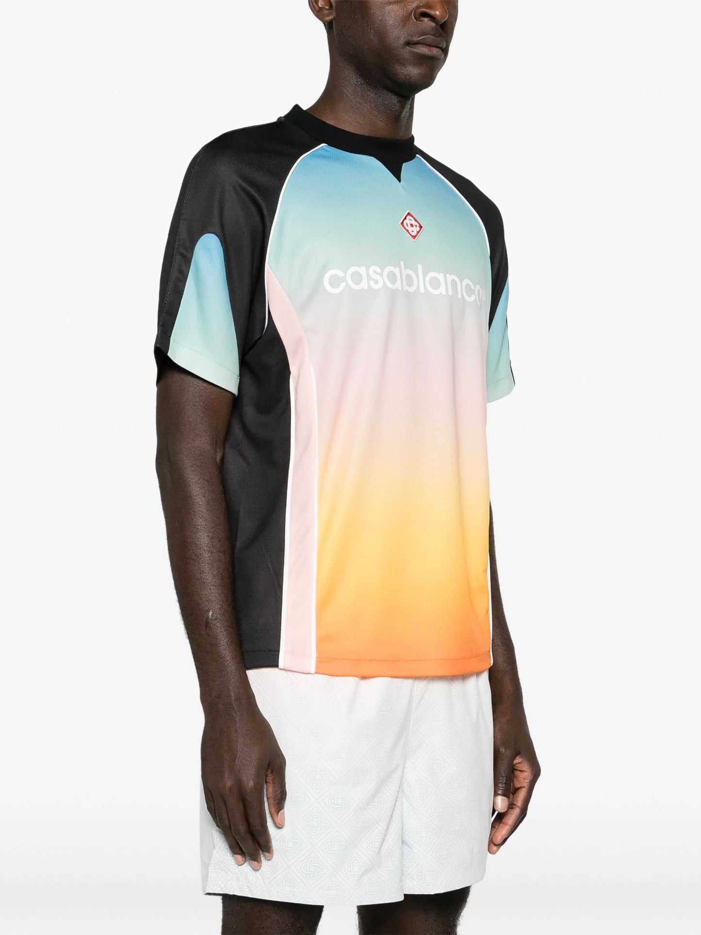 Gradient Football Mesh T-Shirt