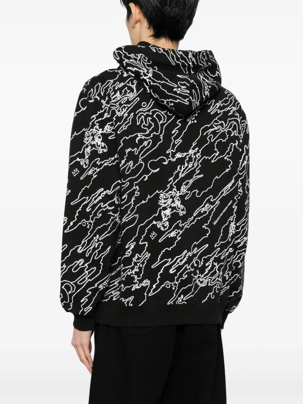 Graphic-Print Cotton Hoodie