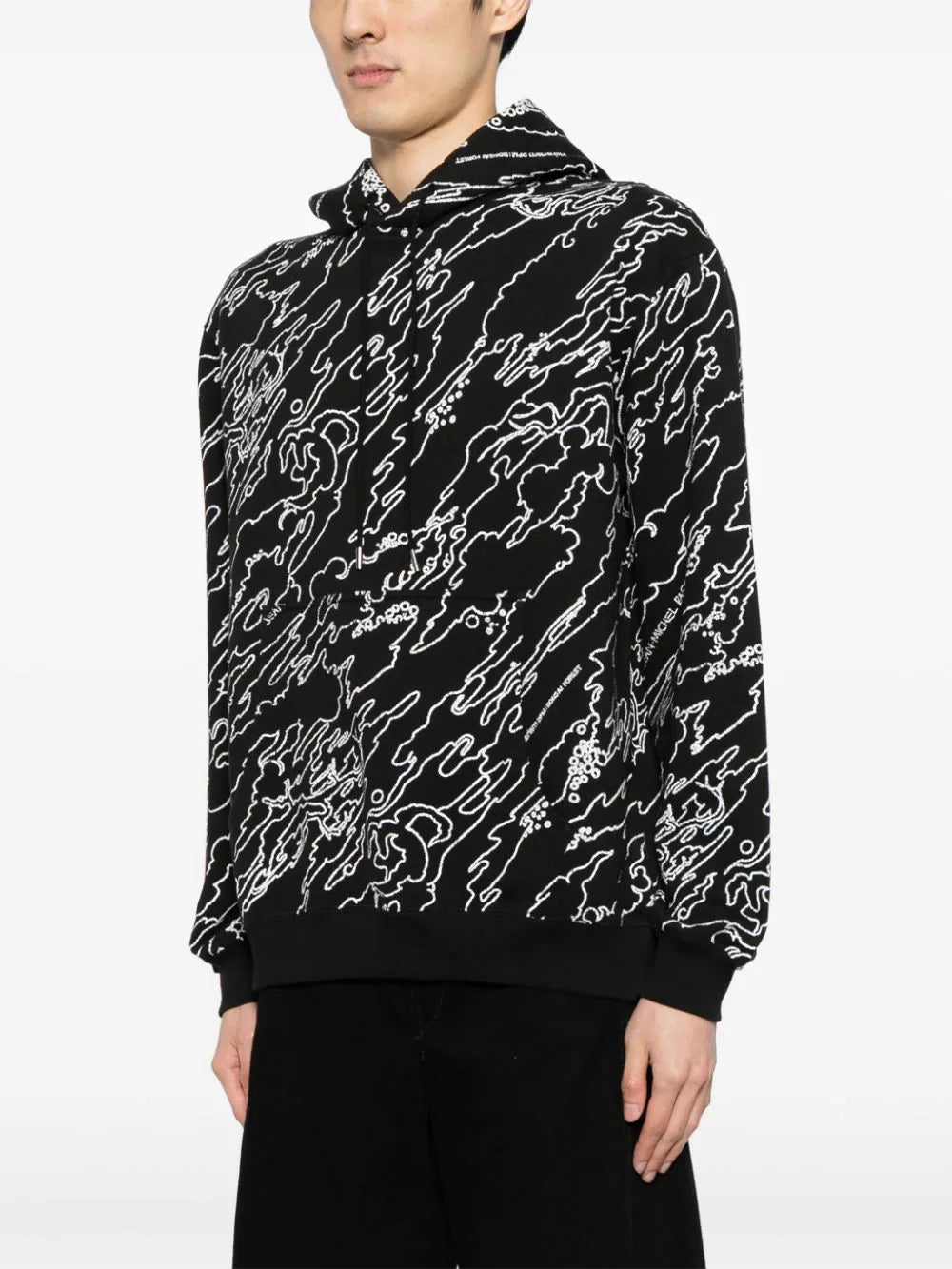 Graphic-Print Cotton Hoodie