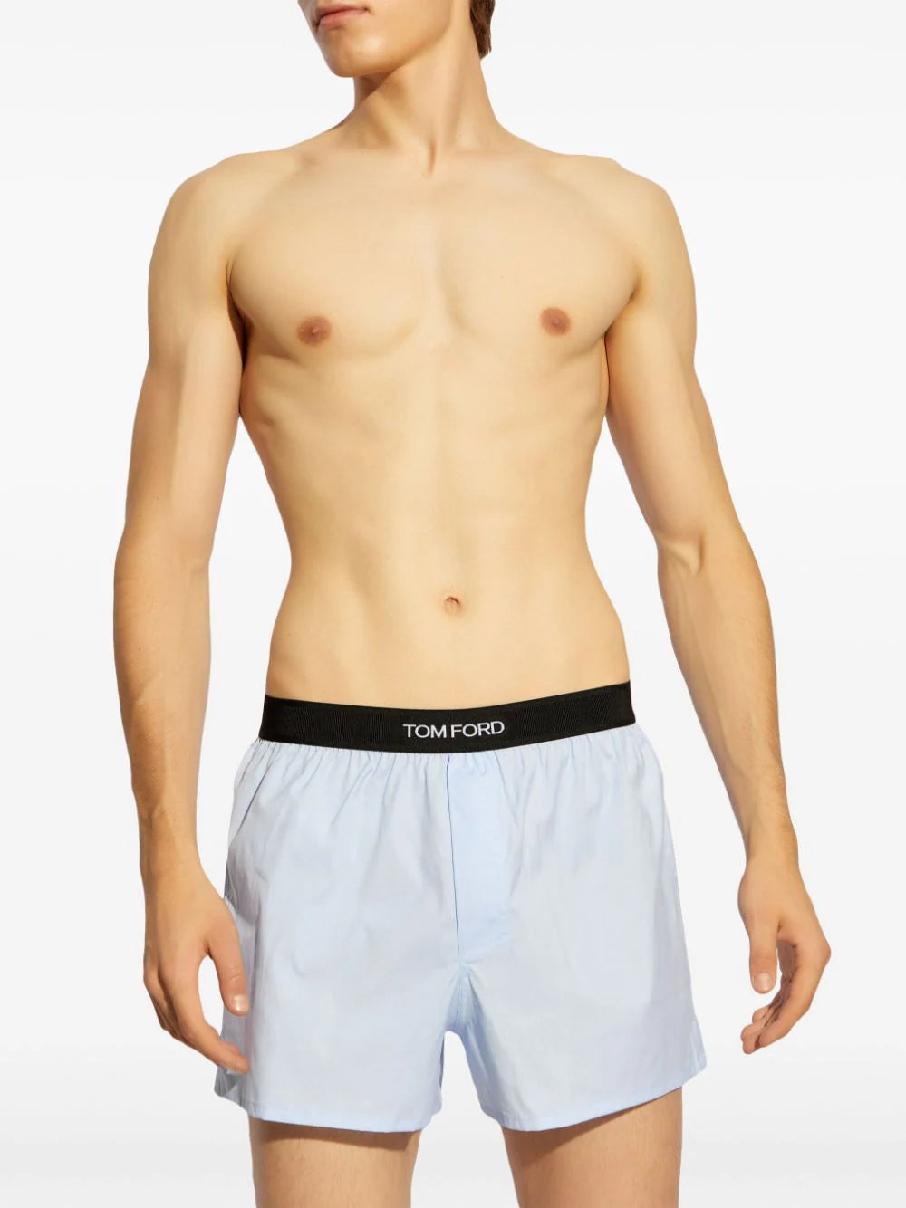 Logo-Waistband Cotton Boxer Shorts