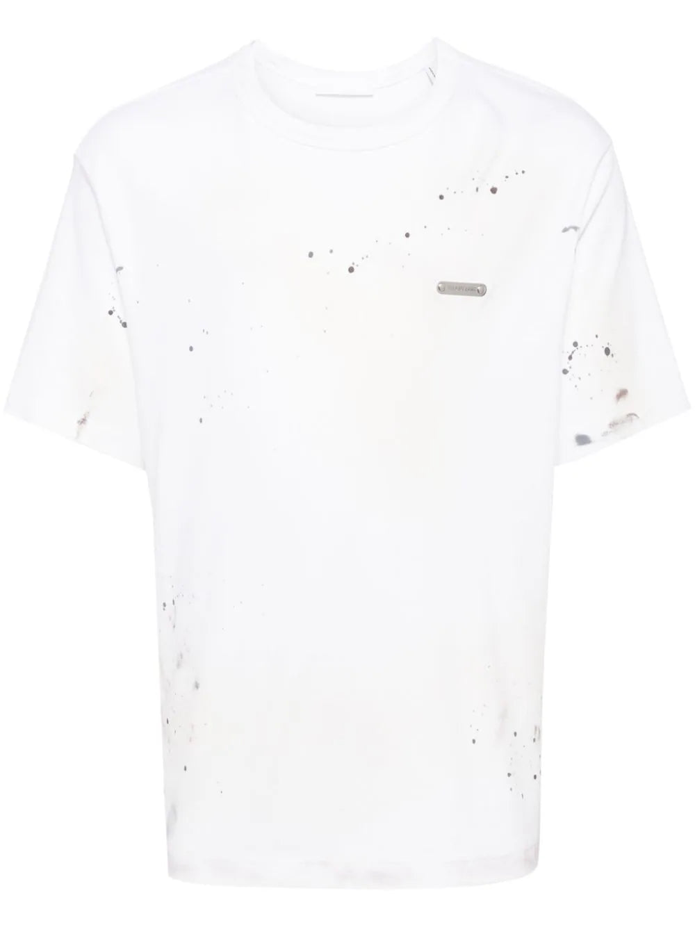 Paint-Splatter Cotton T-Shirt