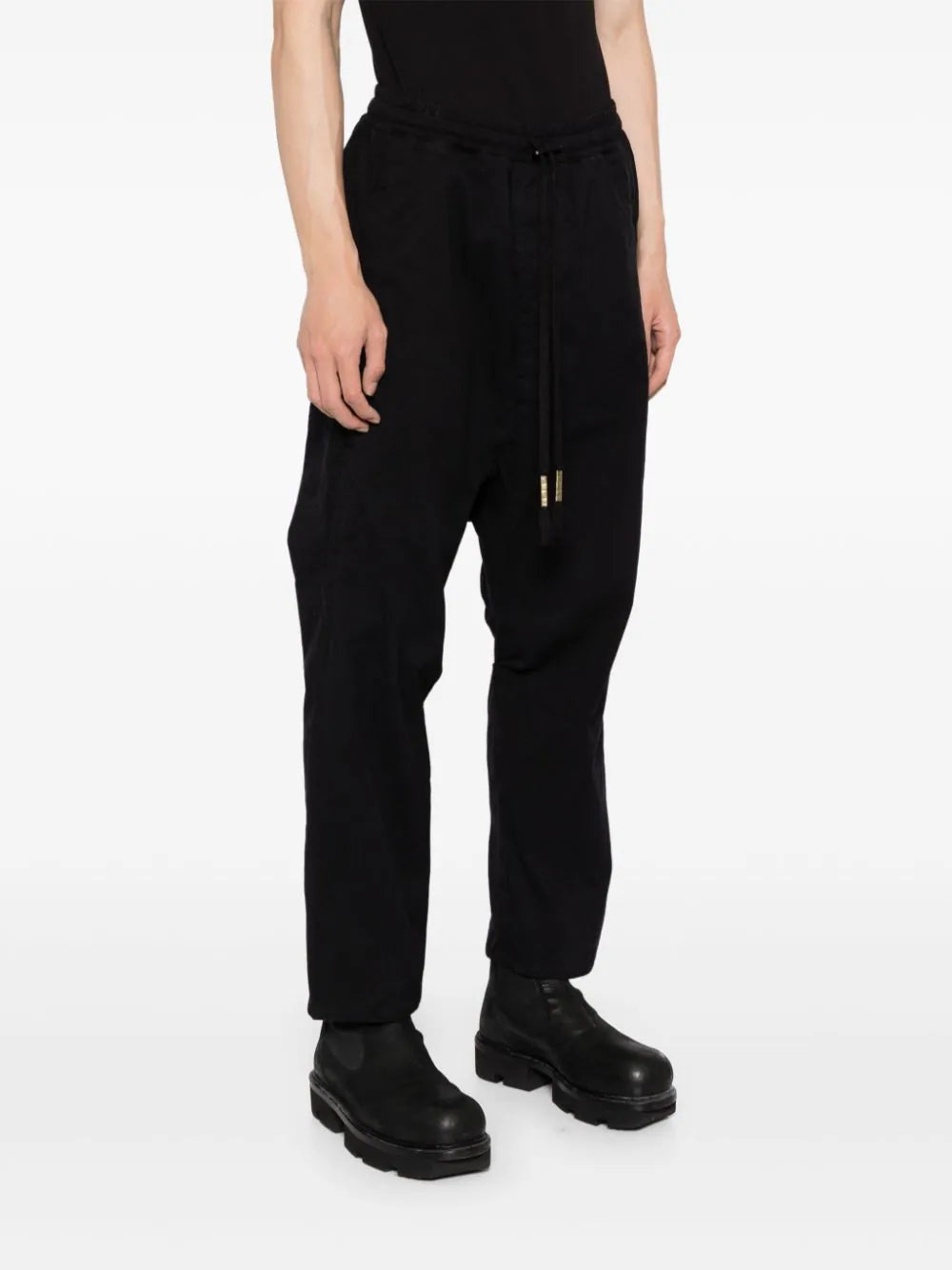 Drawstring Loose-Fit Trousers