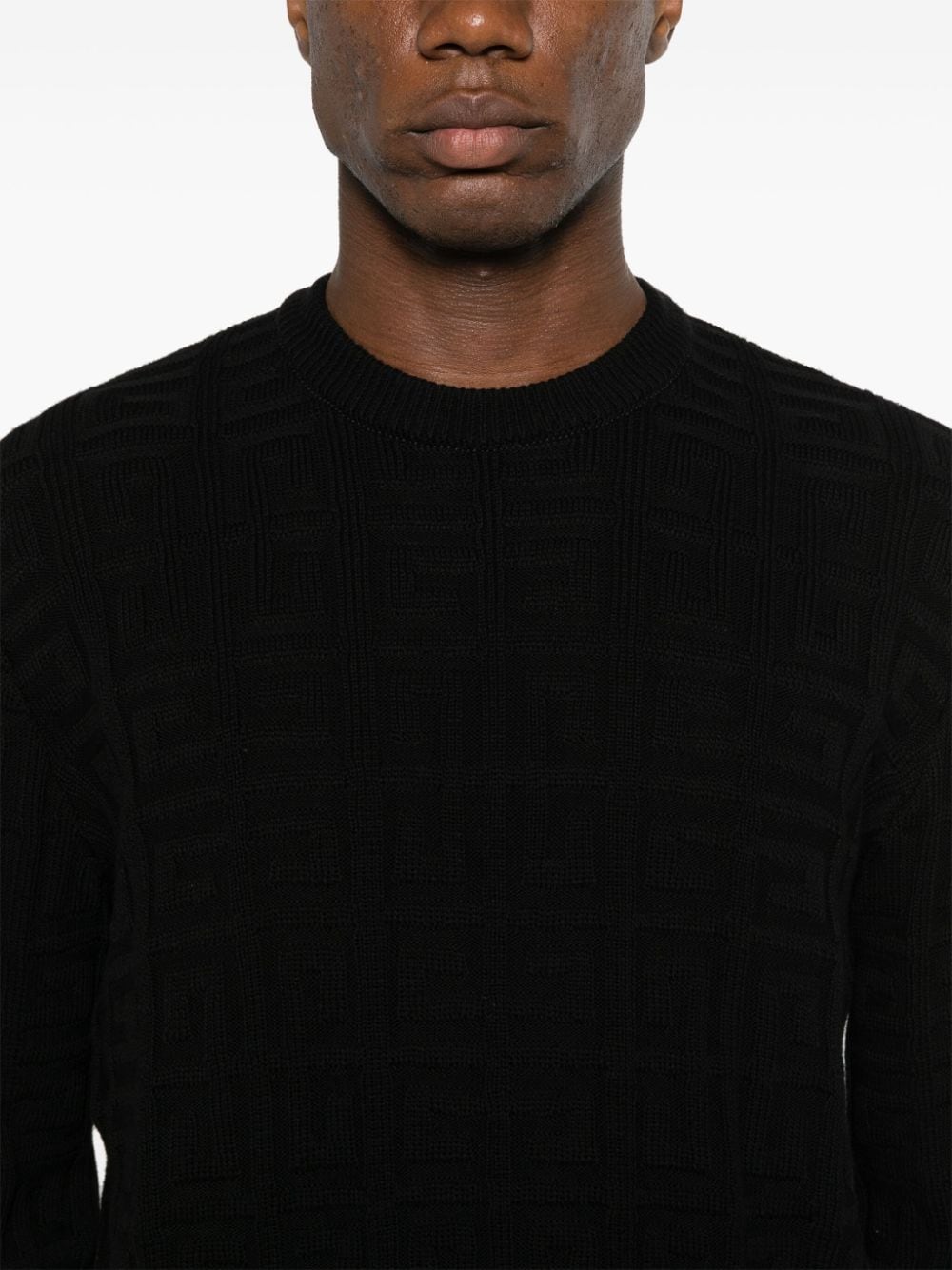 4G Jacquard Cotton Jumper