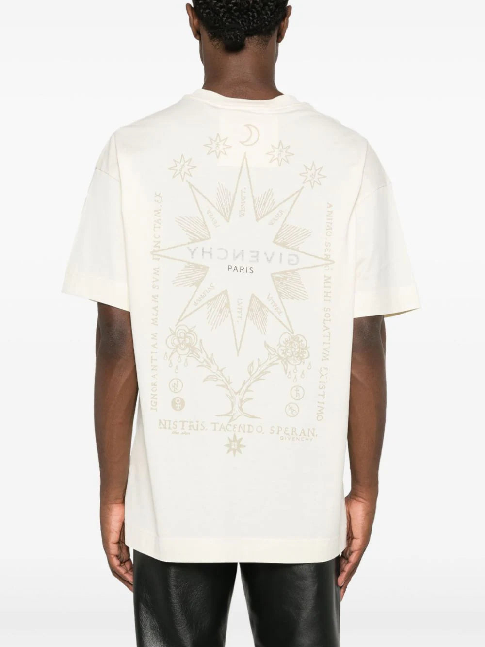 Tarot-Print Cotton T-Shirt