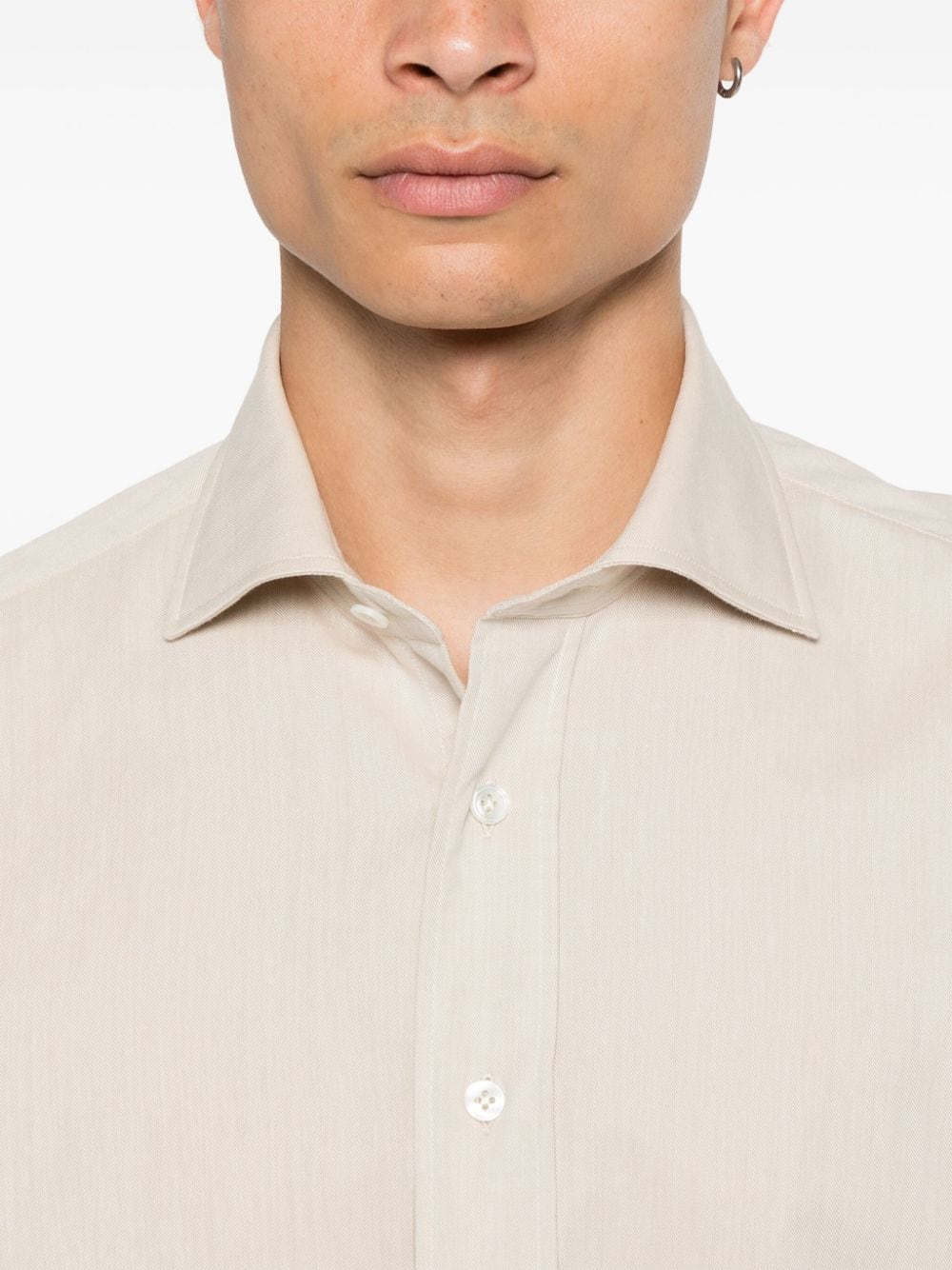 Wingtip-Collar Shirt