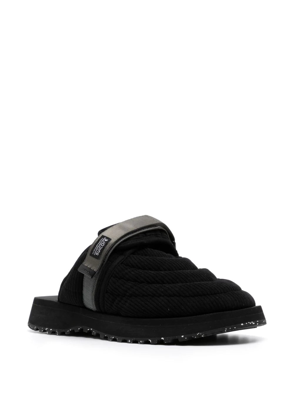 Zavo Touch-Strap Corduroy Slippers