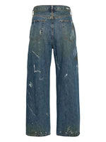 Painted Wide Leg Jeans