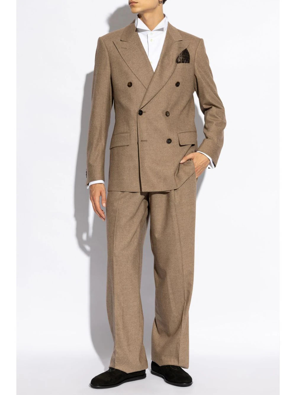 Double-Breasted Wool Suit